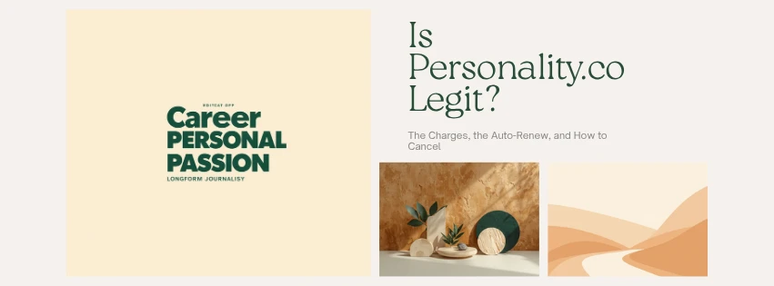 Is Personality.co Legit? The Charges, the Auto-Renew, and How to Cancel