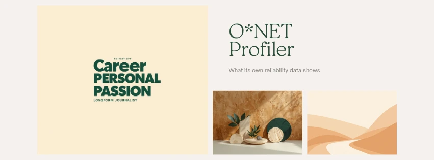 O*NET Interest Profiler Review (2026): What Its Own Reliability Data Shows