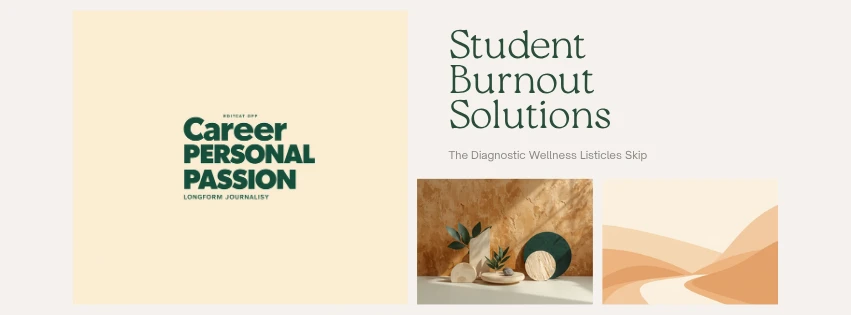 How to Deal With Burnout as a Student: The Diagnostic Wellness Listicles Skip